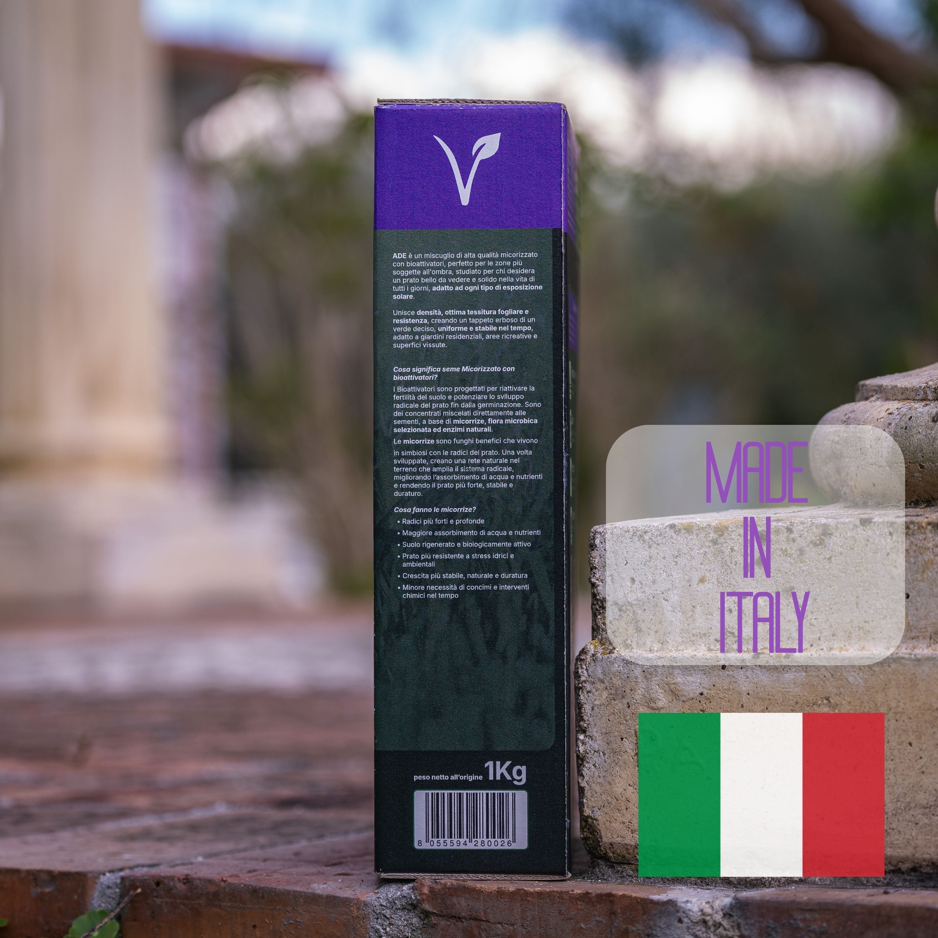 Ade –  Semi Prato di alta qualità - resistente per zone d'ombra