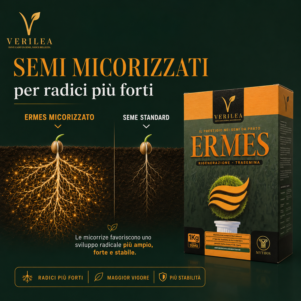Ermes – Semi prato di alta qualità - per Rigenerazione e Trasemina del Prato